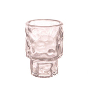 Glass Candle Holder Blush Pink