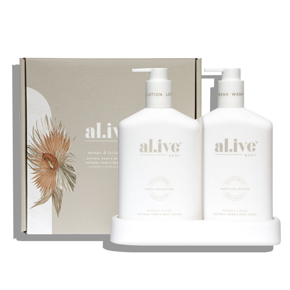 al.ive body Mango & Lychee Wash & Lotion Duo