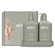 al.ive body Green Pepper & Lotus Wash & Lotion Duo