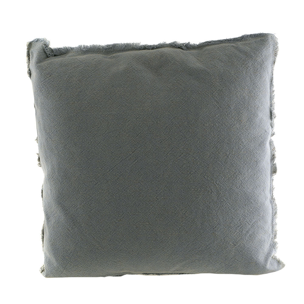 Cushion with Fringe Blue 50x50cm