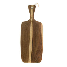 Acacia Wood Rectangle Paddle Board 48x19cm
