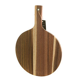 BOARD Round Acacia Paddle 28x40cm