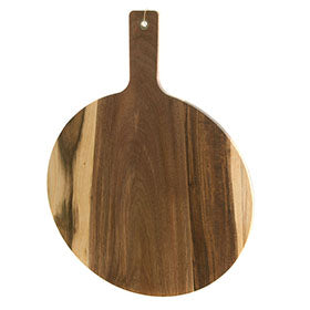 Acacia Wood Round Paddle Board 40x52x2cm