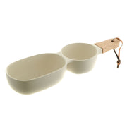 Stone Ceramic Server Stick with Wood Handle