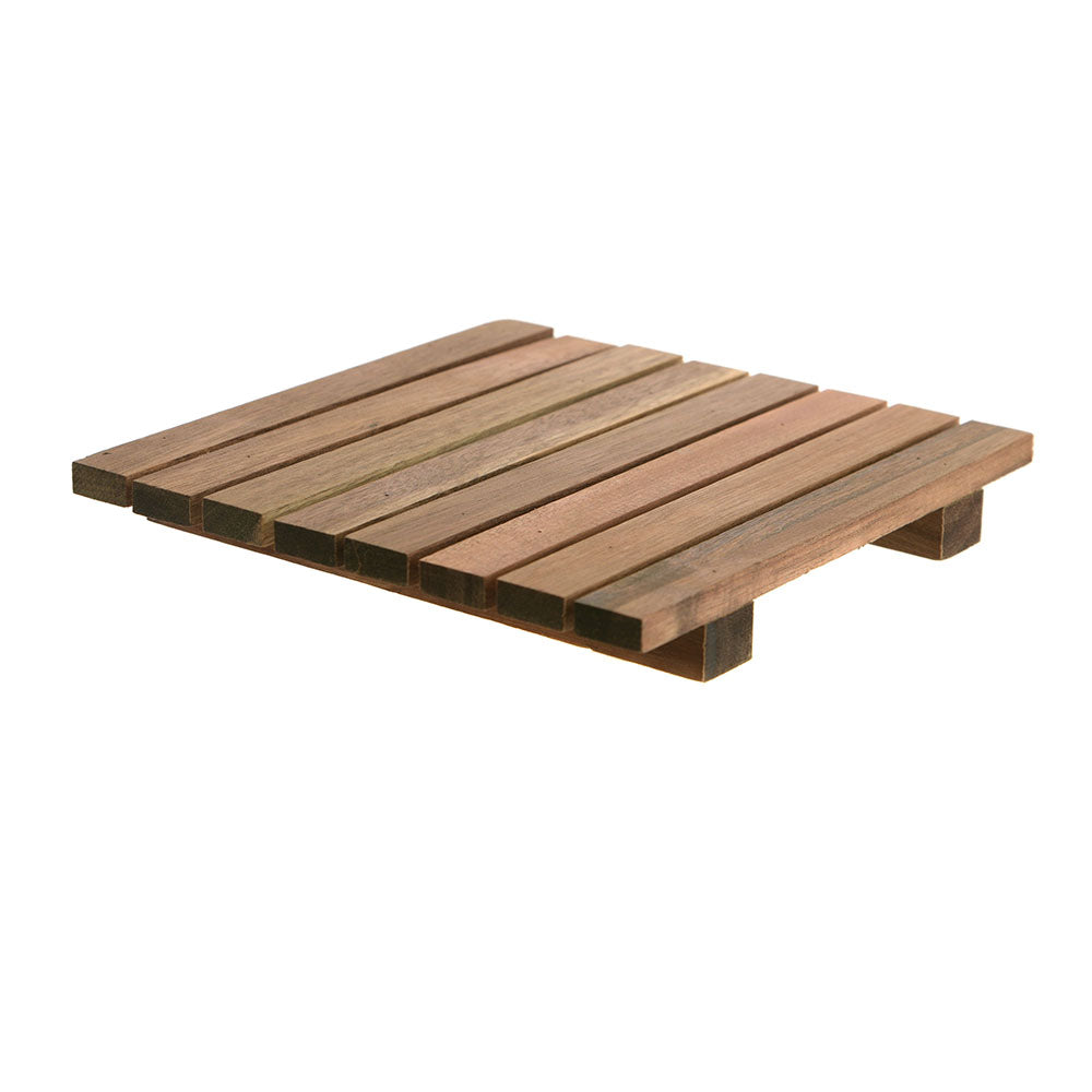 Acacia Wood Square Trivet 18cm