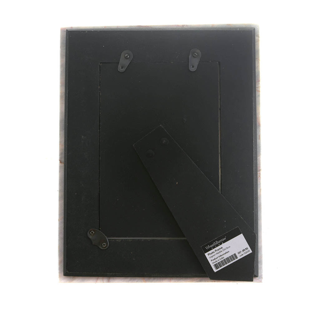 Lagoon Rectangle 22x18cm Marble Photo Frame