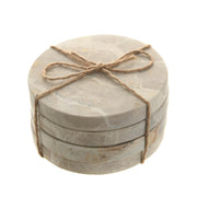 Chocolate Marble Round Coaster Set/4