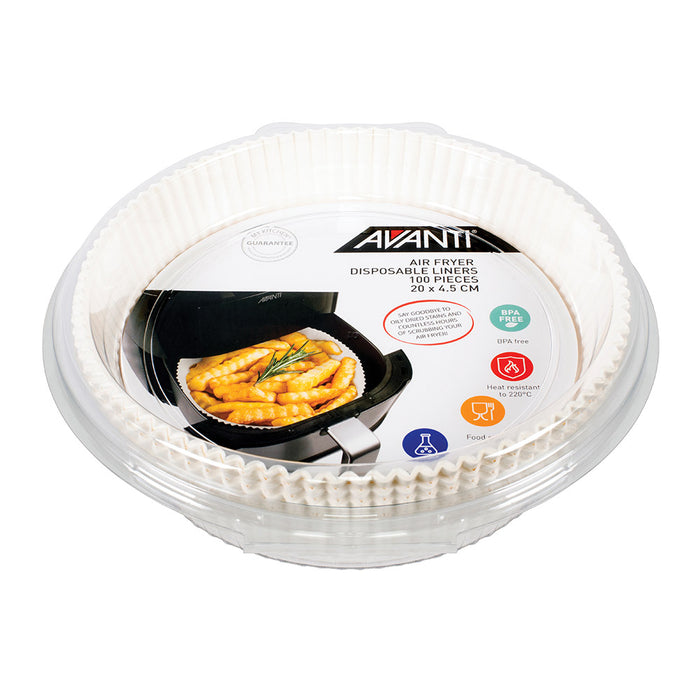 LINER AVANTI Air Fryer Round Disposable Insert 100 Pack