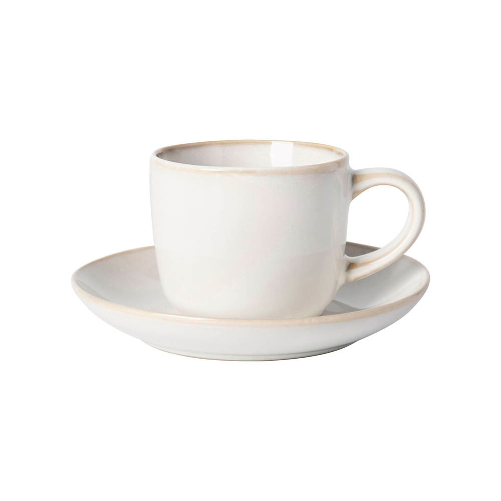 Ecology Element Espresso 120ml Cup & Saucer Blanc