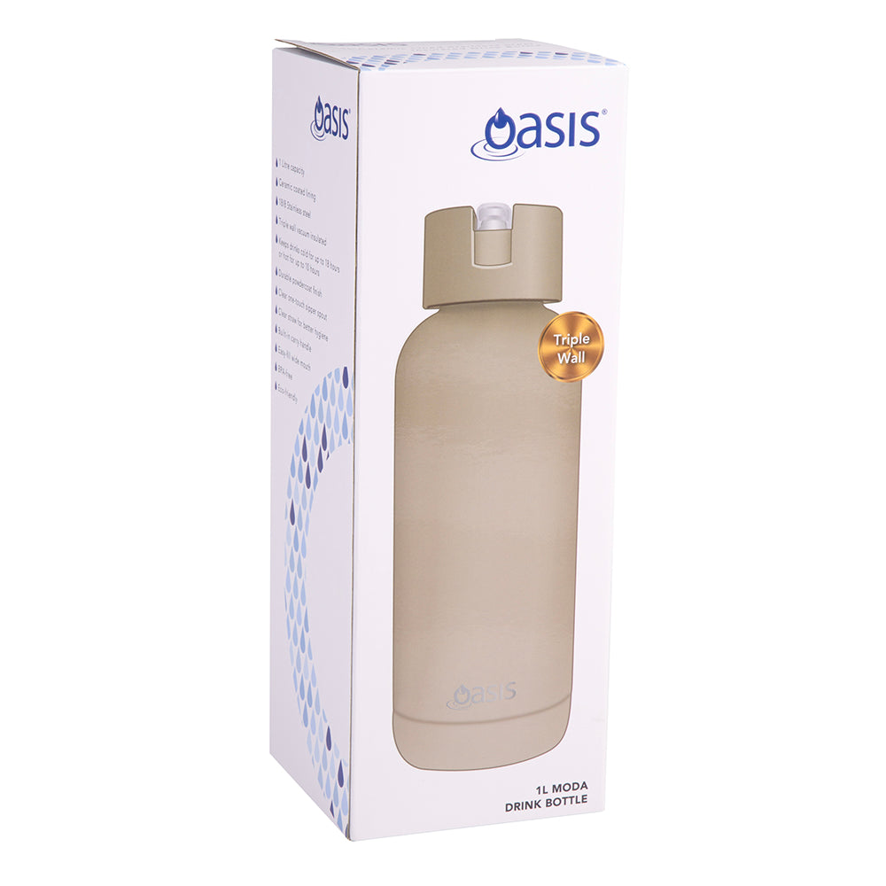 Oasis Ceramic Bottle Latte