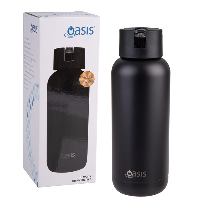 BOTTLE Oasis Ceramic Black 1L