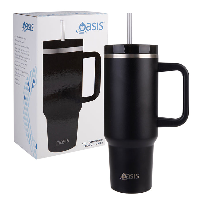 TUMBLER Oasis Commuter Black 1.2L