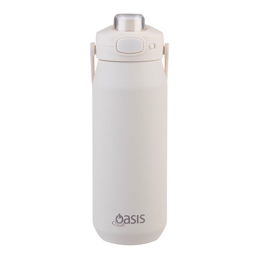 Oasis Ceramic Bottle Alabaster