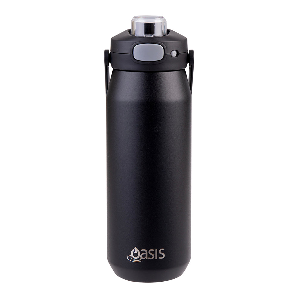Oasis Ceramic Bottle Black