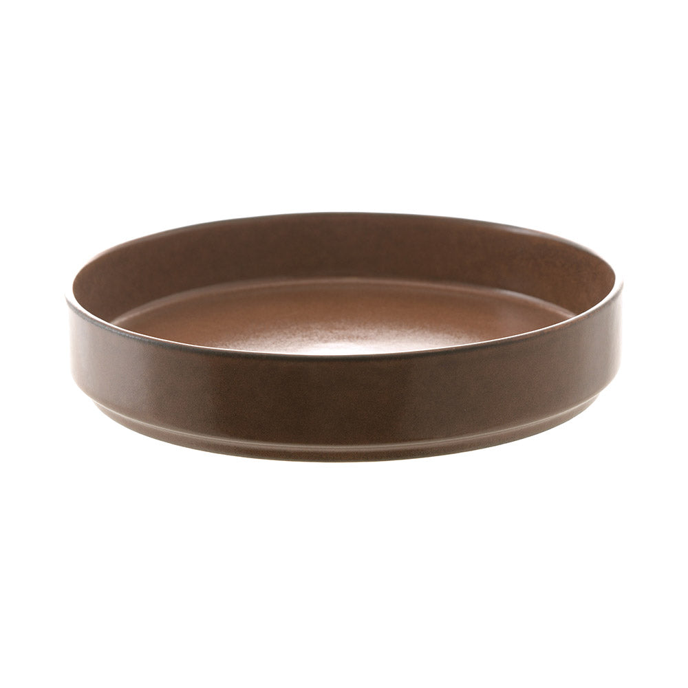Straight Leather Salad Bowl