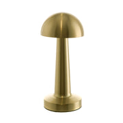 Portable Gold Mushroom Table Lamp with USB
