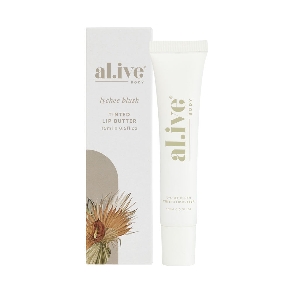 al.ive body Lip Butter - Lychee Blush