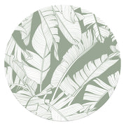 Tropical Cork Back Round Placemat Set/4 37cm