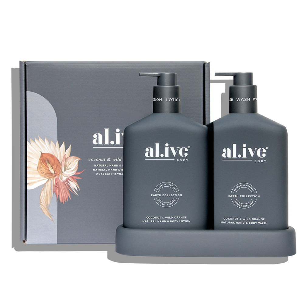 al.ive body Coconut & Wild Orange Wash & Lotion Duo