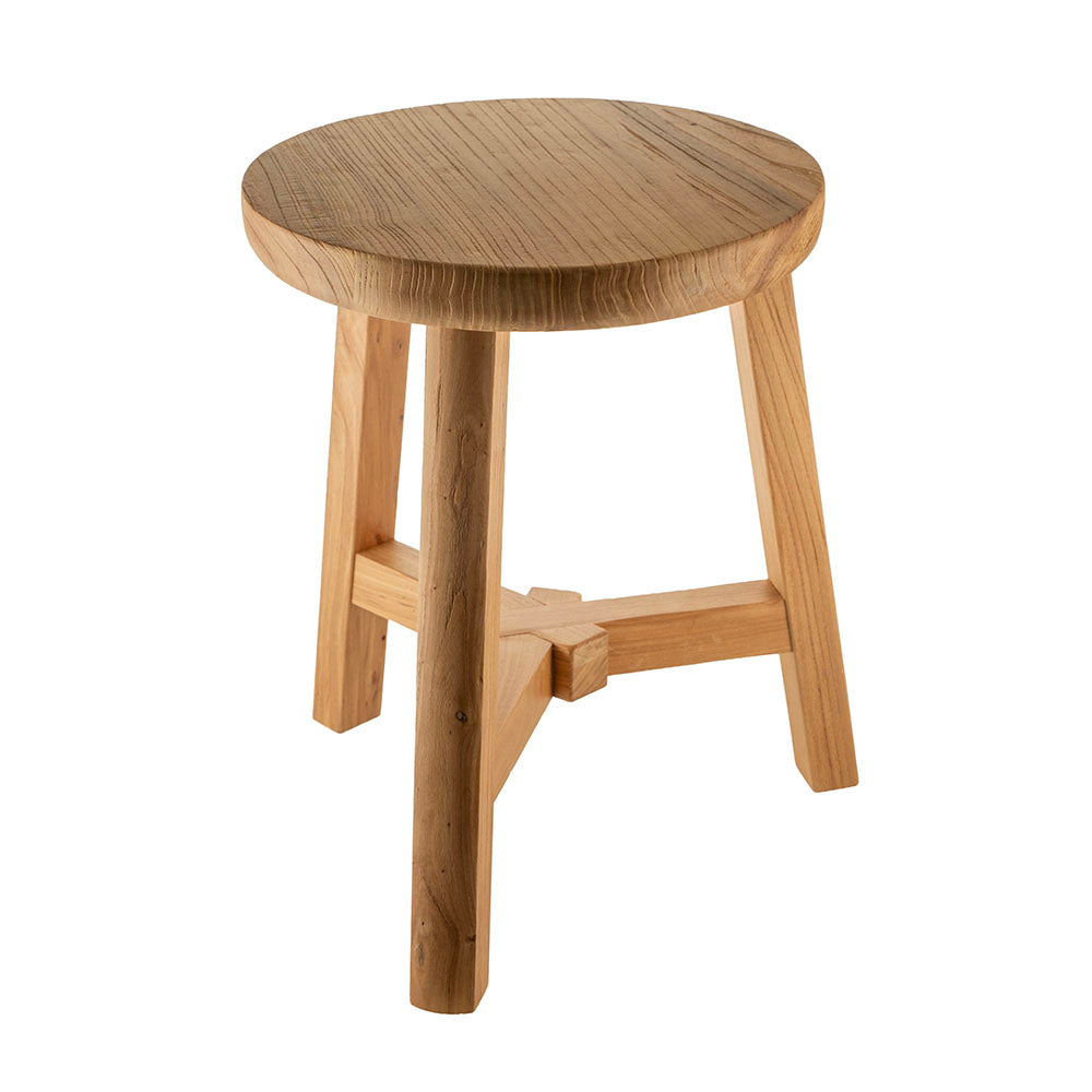 Elm Natural 40x45cm Wood Stool
