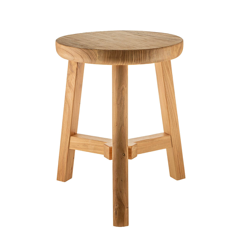 Elm Natural 40x45cm Wood Stool