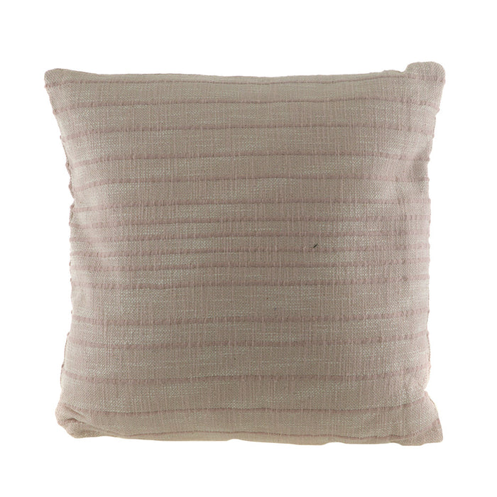 Cushion Stripe Textured Blush Nude 50cm