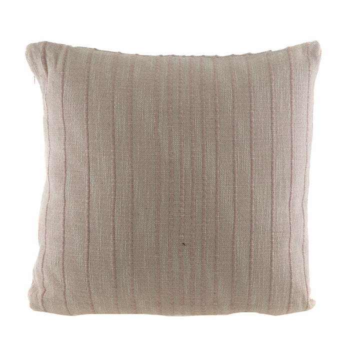 Cushion Stripe Textured Blush Nude 50cm