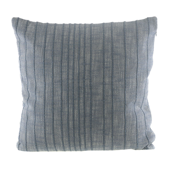 Cushion Stripe Textured Blue 50cm