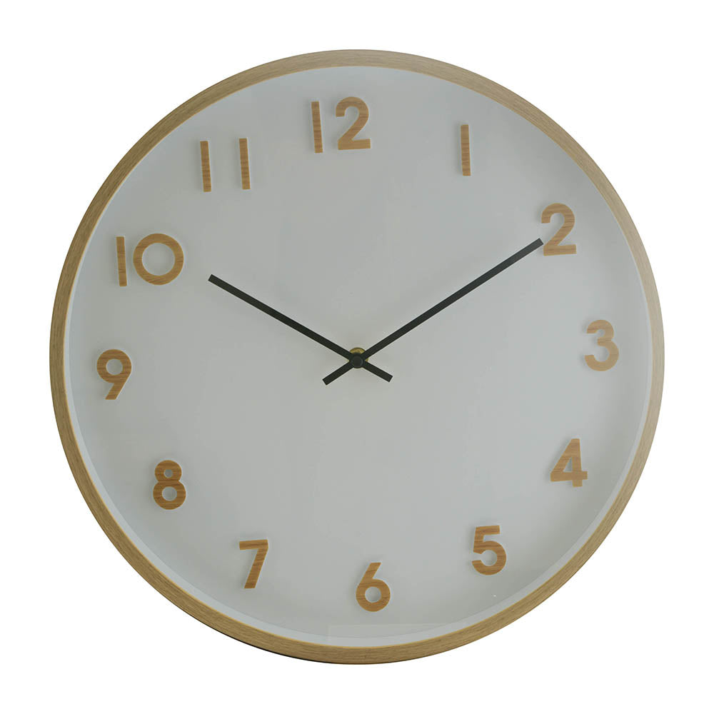 Wood Look Wall Clock