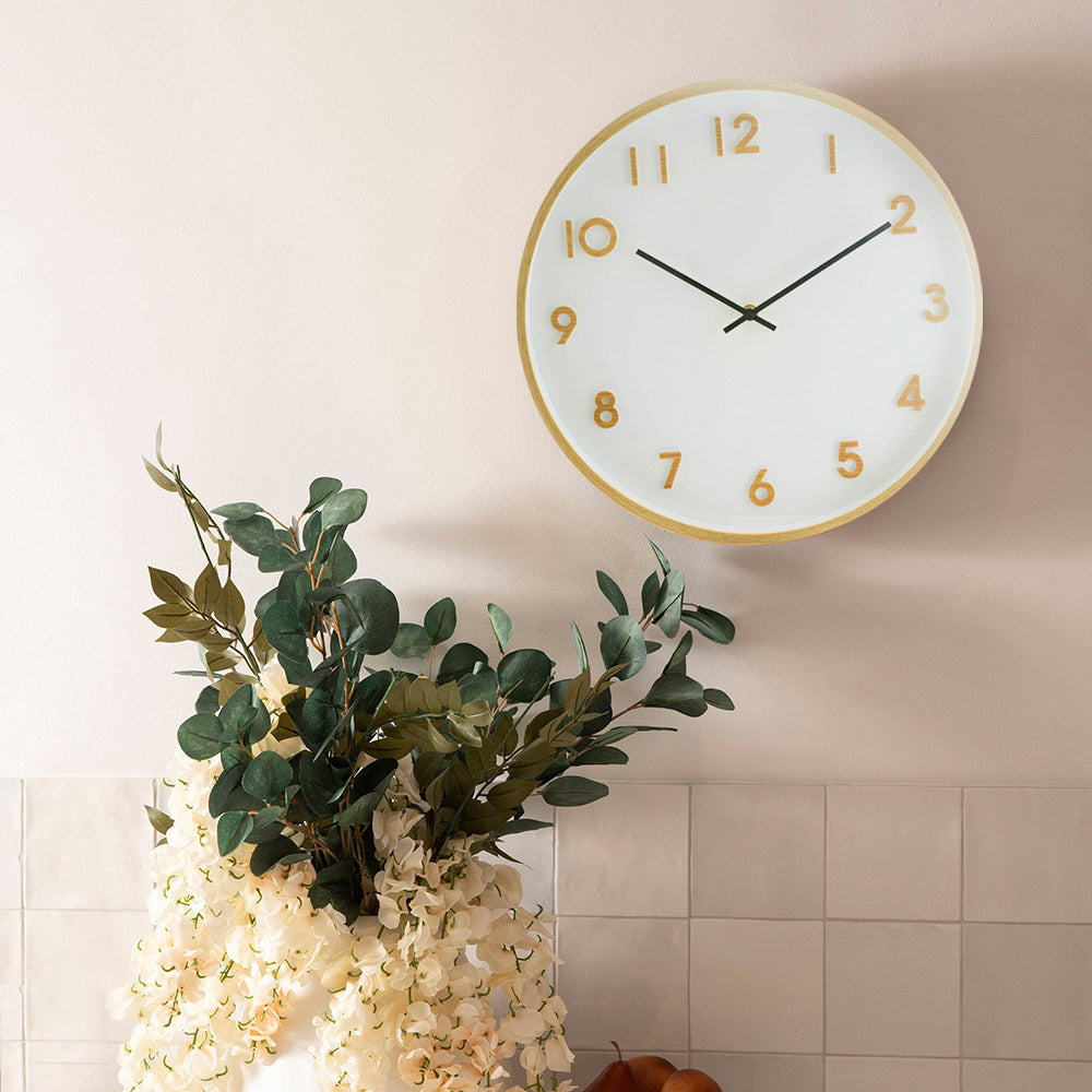 Wood Look Wall Clock