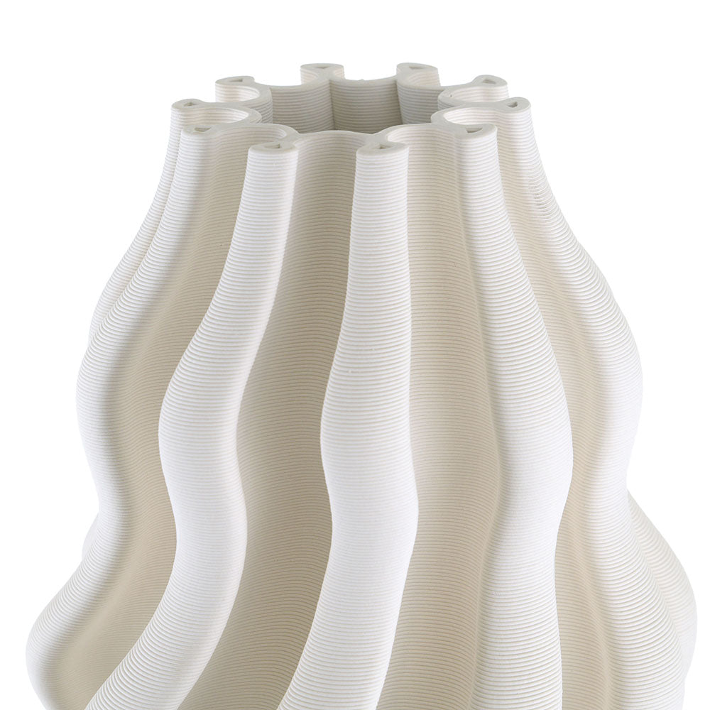 Ripple 3D Printed Ceramic Vase 20x34cm