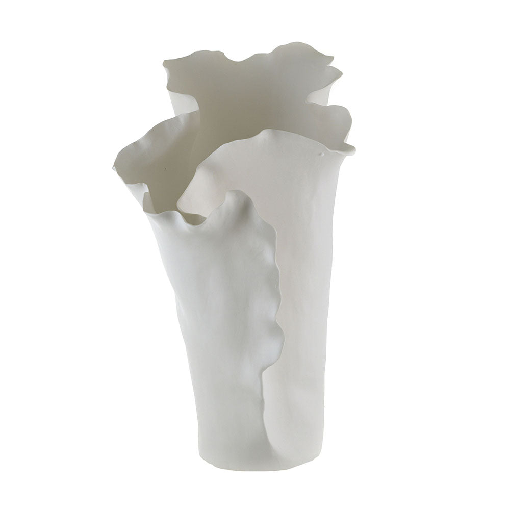 Flounced Ceramic Vase 29x24x38cm