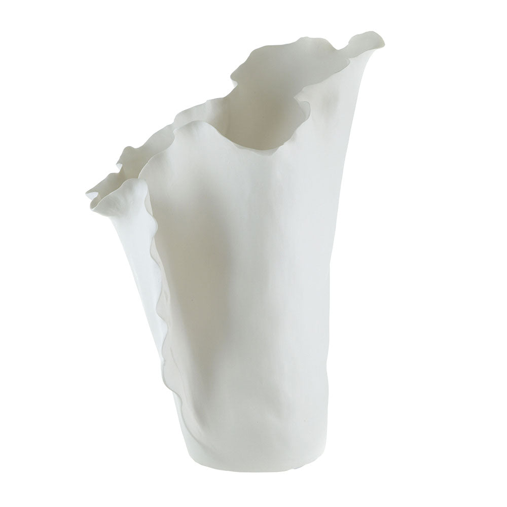 Flounced Ceramic Vase 29x24x38cm