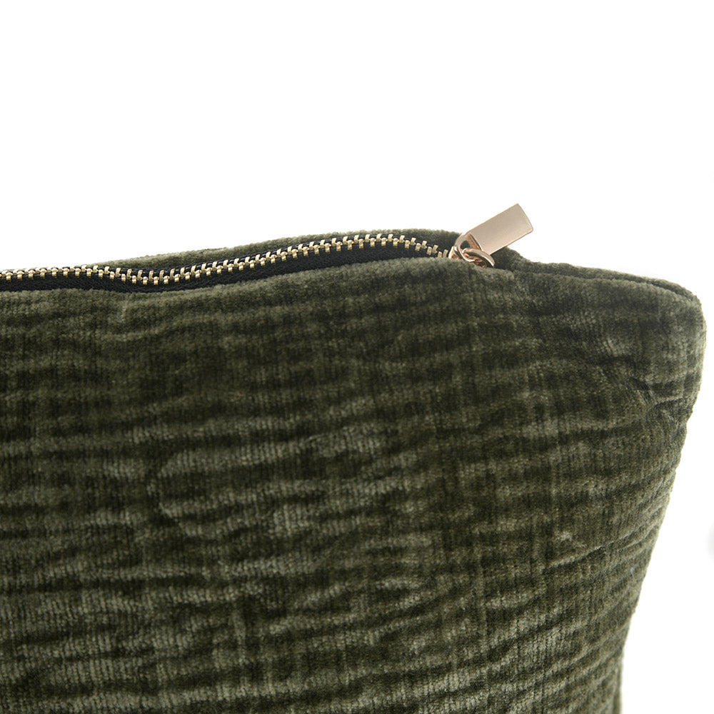 Cushion Chenille Green 50cm