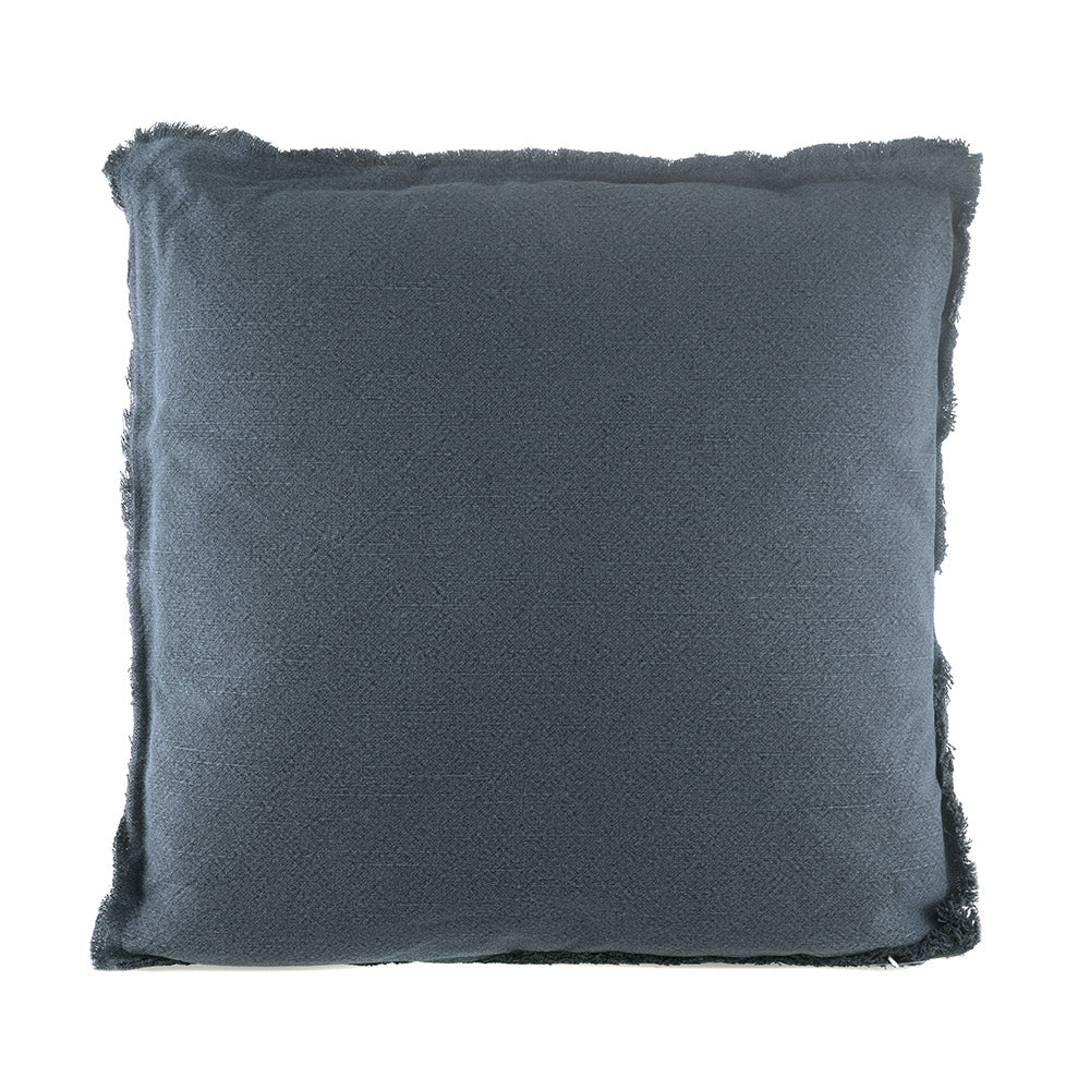 Rain Blue Square 50cm Cotton/Linen Cushion