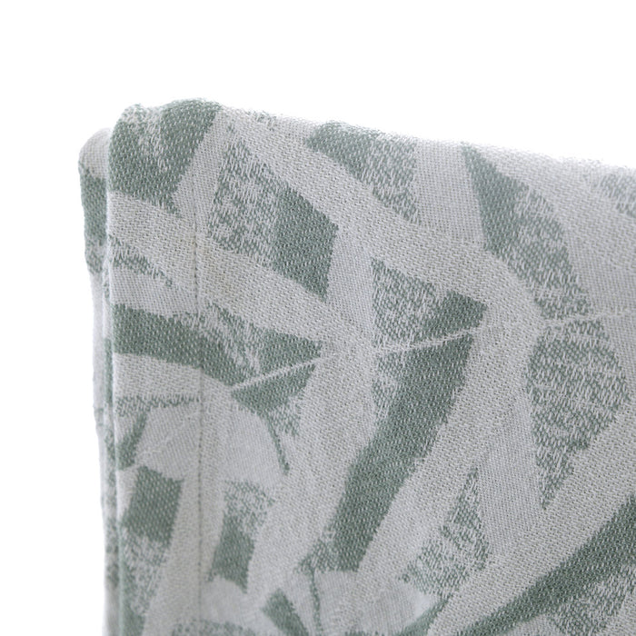 Cotton/Linen Runner Green Bamboo Design