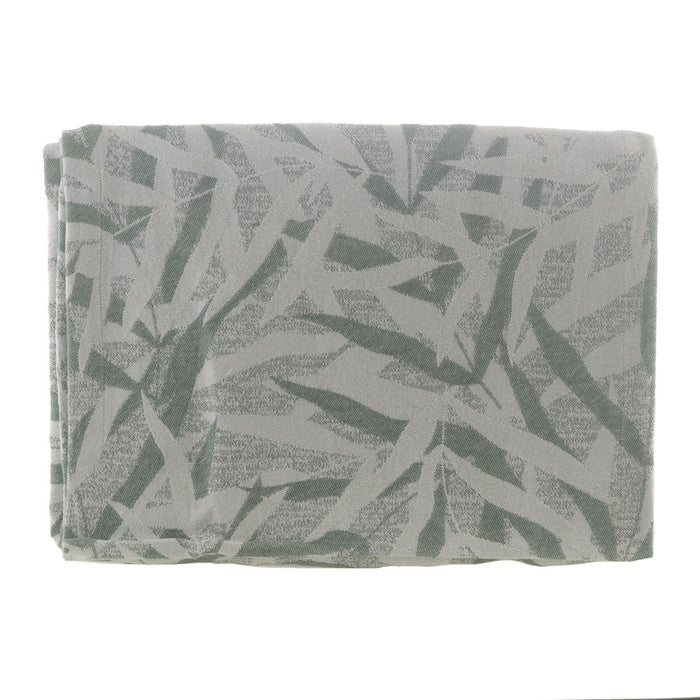 Cotton/Linen Runner Green Bamboo Design