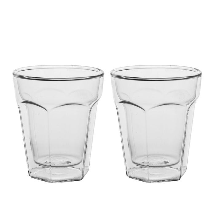 Double Wall Picardie Coffee Glass Set/2 250ml
