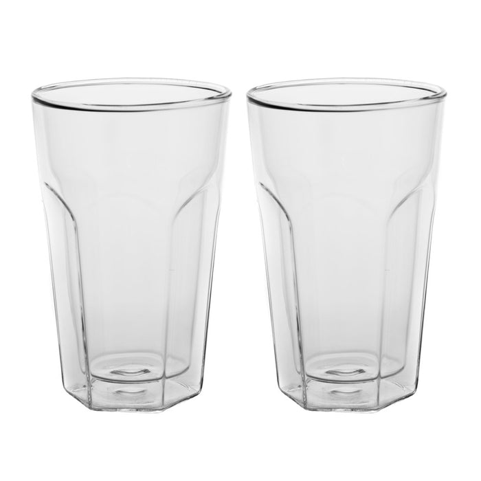 Double Wall Picardie Coffee Glass Set/2 350ml