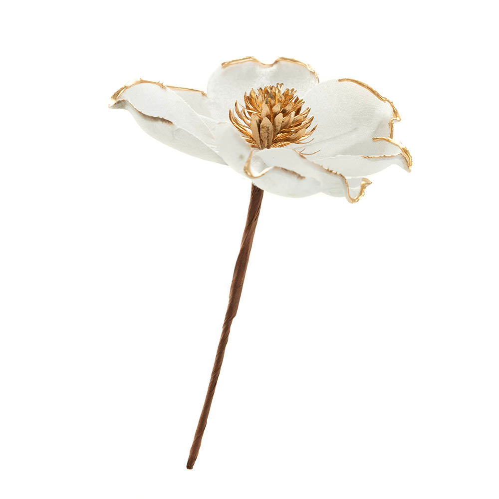 White Magnolia Flower 15cm