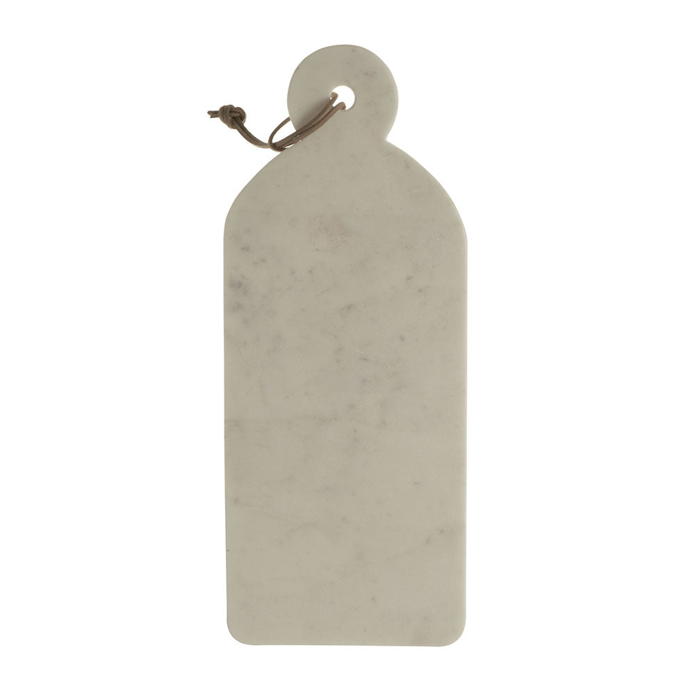 White Marble Board with Handle 42x17cm