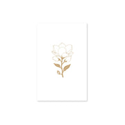 Greeting Card Magnolia Gold