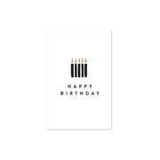 Greeting Card Happy Birthday Candle