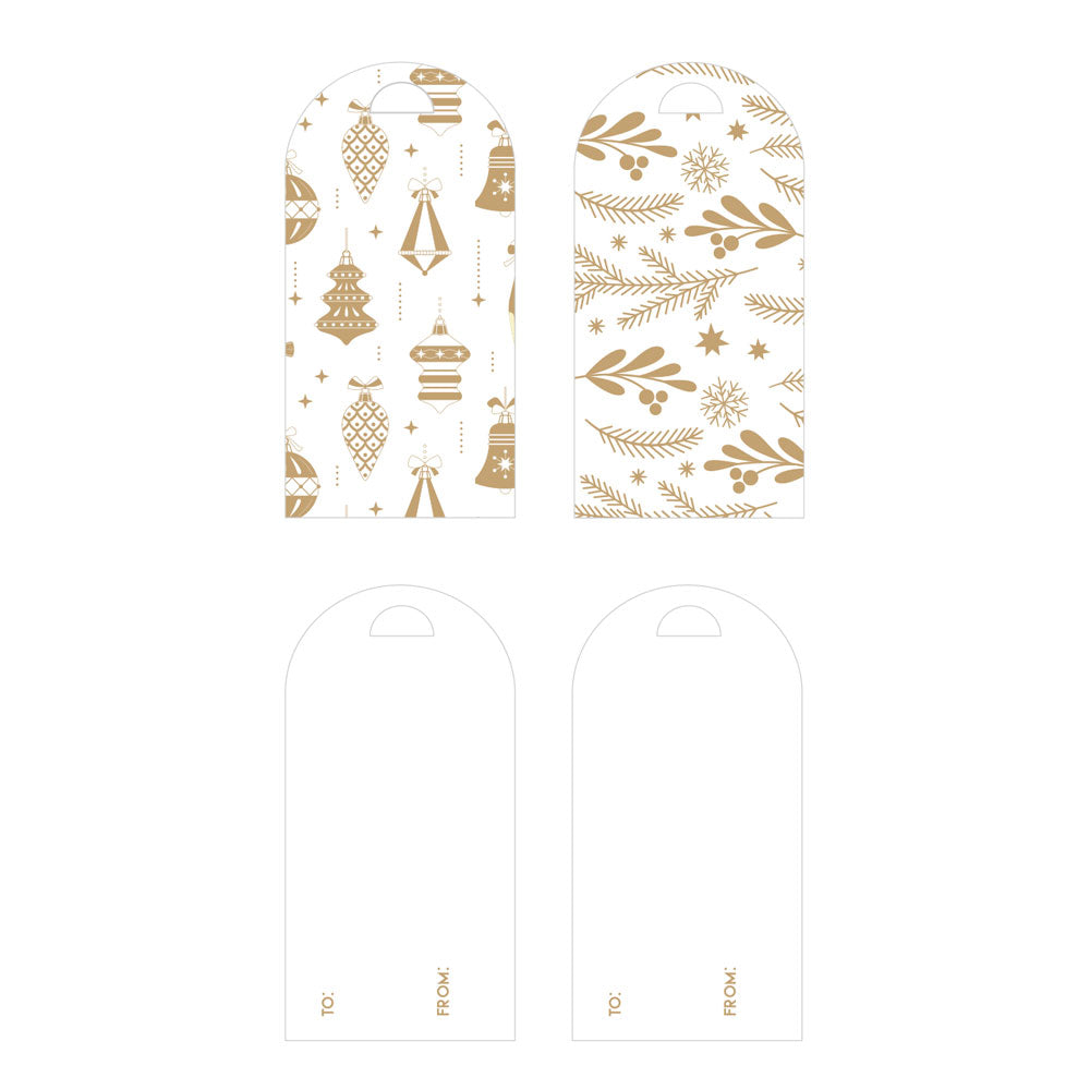 Christmas Tags Gold Pack/20
