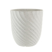 White Speckled Swirl 30x33cm Planter