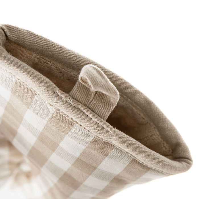 OVEN MITT Beige Gingham