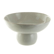 Ceramic Shiny Finish Speckle Pedestal Platter 30x16cm