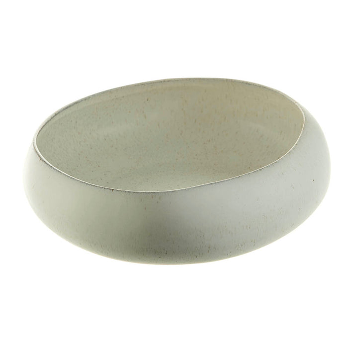 Bowl Bulb Speckle Cream 32x31x10cm
