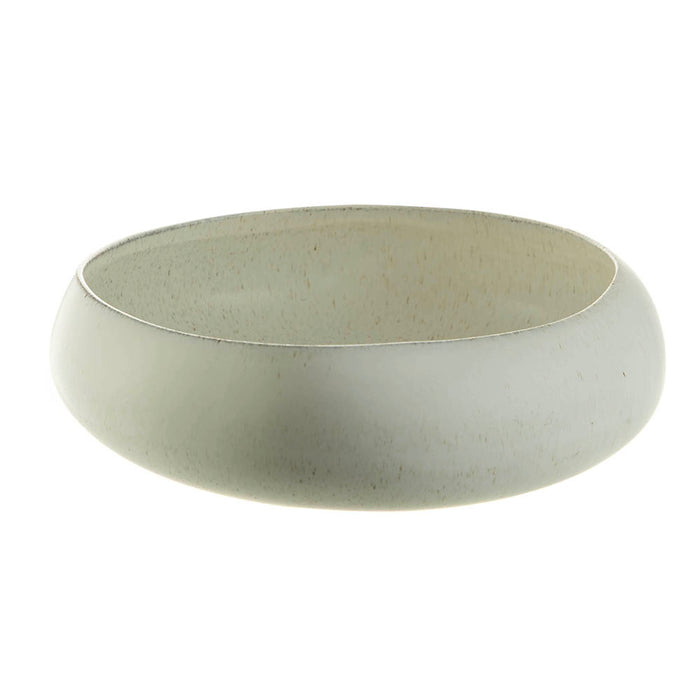 Bowl Bulb Speckle Cream 32x31x10cm