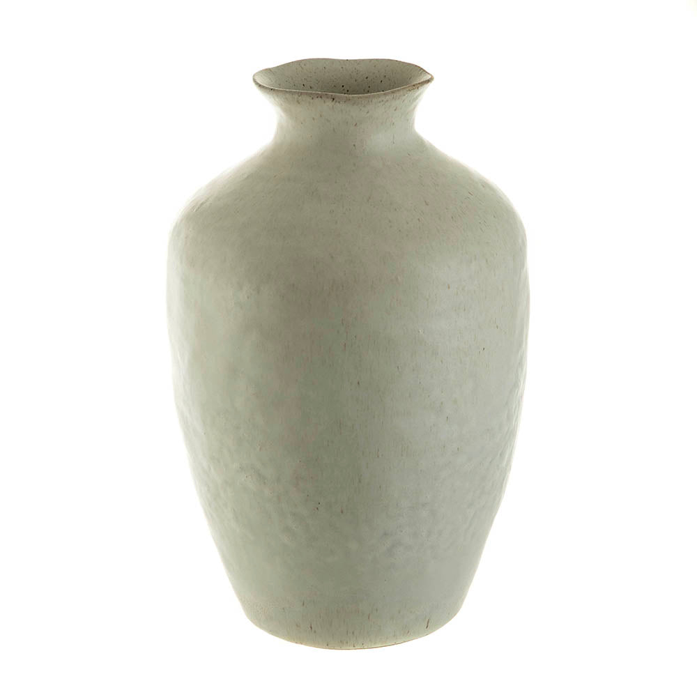 Speckle Cream Small 23x35cm Tall Trumpet Vase
